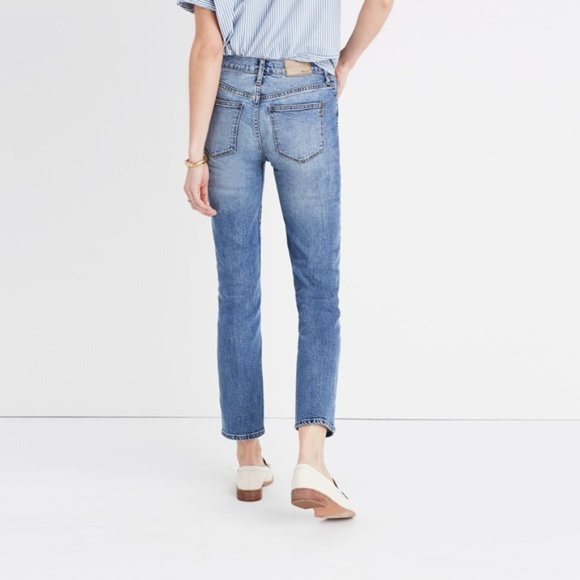 Madewell Cruiser Straight Jeans Patched Up Edition - Picture 3 of 11